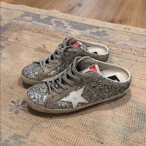 Golden Goose Sequin Slides